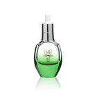 Luxury Empty 30ml Clear Dropper Bottles Logo Print Cosmetic Packaging
