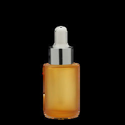 Frosted Flat Shoulder Serum Skincare Hair Oil  Glass Serum Dropper Bottle 30ml Square Painting Bottle Cosmetic Serum Oil