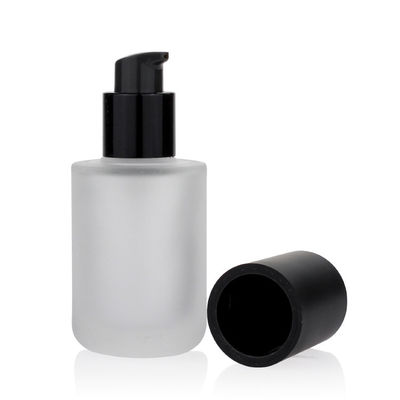 1oz Airless Liquid Foundation Bottles 30ml With Plastic Cap Pump