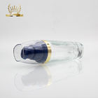 Clear OEM Liquid Foundation Bottles Cosmetic Glass Packaging