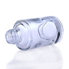 Empty 30ml Cosmetic Container Makeup Liquid Foundation Glass Bottle With Black Pump F037