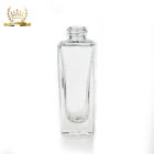 Fancy Transparent 35ml Cosmetic Empty Square Glass Foundation Powder Bottle