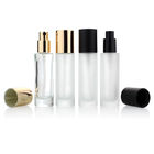 Empty 15ml 30ml Airless Foundation Bottle Clear Frosted With Pump