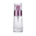 Fashion Oil Cosmetic Glass Bottle 30ml Lotion Pump Liquid Foundation Serum Bottle