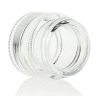 Clear Frosted 10g Cream Glass Jars For Cosmetic Lotion Cream