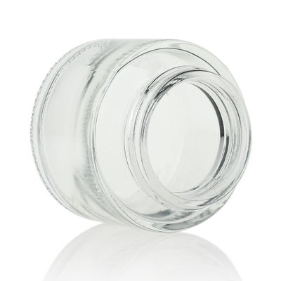 Factory Price Wholesale Clear Cream Cosmetic Container Glass 50ml Cosmetic Jar