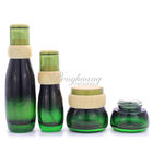 120ml 4oz Cream Glass Jars Green Color For Skin Care Products