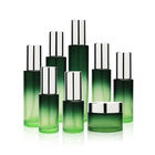 30ml 60ml 120ml Cosmetic Packaging Set Reusable Green Round Shape