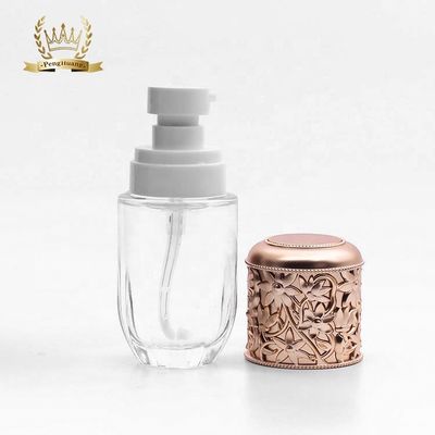 Transparent 40ml-120ml Cream Jars Cosmetic Packaging Containers 30g 50g