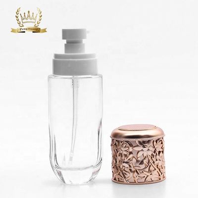 Transparent 40ml-120ml Cream Jars Cosmetic Packaging Containers 30g 50g