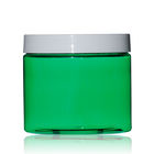 480ml 16oz PET Plastic Packaging Jars Green OEM Empty Cosmetic Jar