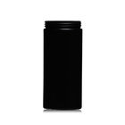261ml HDPE Plastic Jar Containers Black Empty Round Shape For Cream