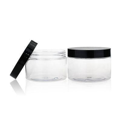 300ml 10oz Clear Plastic Cosmetic Containers Customized Volume And Color