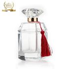 Home Decorative OEM Diffuser Glass Bottle Empty 80ml With Crystal Cap