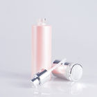 Pink Painting 100ml 3.4oz Glass Cosmetic Pump Bottle for Skin Care Lotion