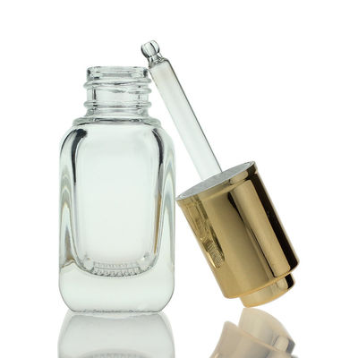 Face Serum Bottle Glass Dropper Cosmetic Eyelash Serum Bottle 30ml Makeup Supplier For Oil S028