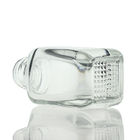 Cosmetic Packaging 30ml Rectangle Square Clear Glass Serum Dropper Bottle  Makeup Container S028B