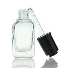 Wholesale 50ml Dropper Bottle Cosmetic Serum Dropper Glass Bottle Square Glass Cosmetics Bottles S045