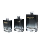 Cosmetic 30ml 50ml 100ml Empty Black Square Luxury Serum Glass Essential Oil Dropper Bottle
