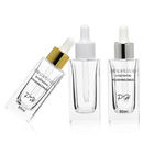 Wholesale  Cosmetic Packaging Skin Care 50ml Glass Dropper square Bottles Glass Serum Bottle