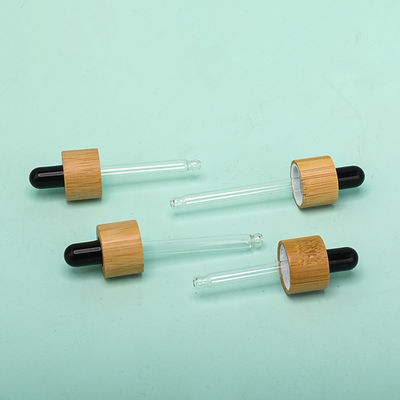 Round 5ml Bamboo Black Essential Oil Dropper Bottle