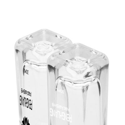 50ml serum glass bottle with white dropper