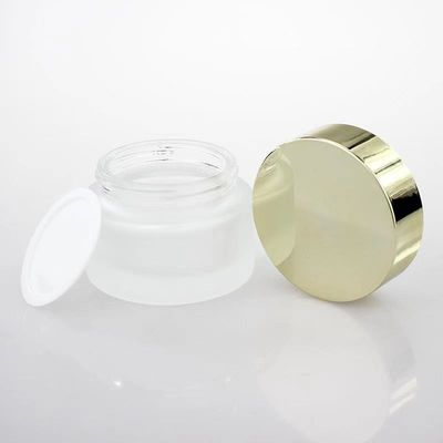 Round 30g 200g Cosmetic Cream Containers Hot Stamping