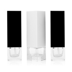 1.01oz Glass Foundation Bottles With Black Pump Skin Care Cosmetic Container