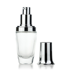 Skin Care Packaging Cosmetic Glass Bottles 30ml With Lotion Pump
