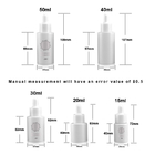 Essential Oil Serum Clear Frosted Color Glass Dropper Bottle 30ml 20ml