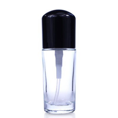 Matte Pump Cap Liquid Foundation Glass Bottle 35ml