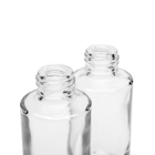 Clear Glass Dropper Bottle Cosmetic Container 30ml Clear Glass Bottle