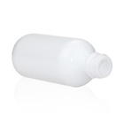 Empty White Ceramic Boston Glass Bottle Cosmetic Packaging