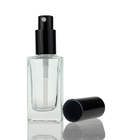 30ml Drop Transparent Small Square Glass Serum Bottle Process Available