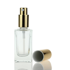 30ml Drop Transparent Small Square Glass Serum Bottle Process Available