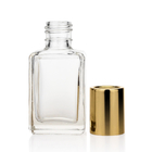 Luxury 30ml Clear Bottle Liquid Foundation Perfume Packing Bottle With Screw Cap