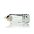 35ml Square Dropper Bottle Skincare Eyes Serum Cosmetic Glass Bottle