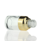 Cosmetic Serum Oil Essence Glass Clear Dropper Bottle Empty 35ml S020
