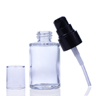 Empty Black Pump Lotion Bottle Liquid Foundation Packaging Glass Bottle F034