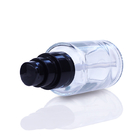 Empty Black Pump Lotion Bottle Liquid Foundation Packaging Glass Bottle F034