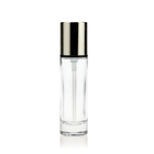 Cosmetics Packaging 30ml Liquid Foundation Glass Bottle With Pump