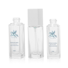 Transparent 30ml 1oz Foundation Glass Bottle Pump Spray Cap Skin Care