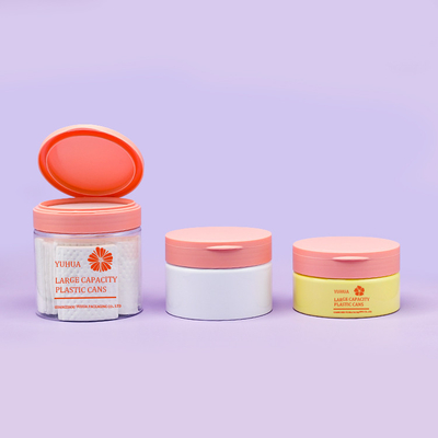 Big Size Plastic Jar Container With Flip Cover Sample Available Wholesale Price 180ml 240ml 300ml