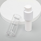Airless PET Plastic Bottle 15ml 30ml 50ml Transparent Round Shape