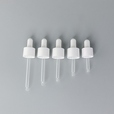 MSDS 30ml Serum Dropper Bottles With Plastic Pipe Tube Customized Color