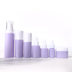 Glass Cosmetics Pump Bottle Custom Packaging Round 40ml 50ml 100ml Skin Care