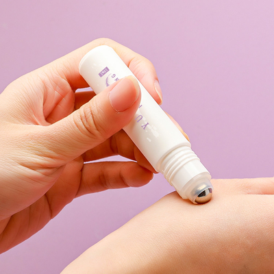 10ml 15ml PP Plastic Roll On Bottle White Color Customized Logo