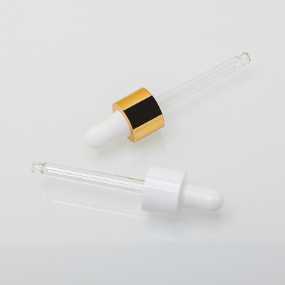 30ml Glass Bottle Packaging Glass Square Shape Serum Bottles With Dropper