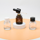 Skin Care Oil Packaging Glass Dropper Cap Bottle Mini Amber Color Customized
