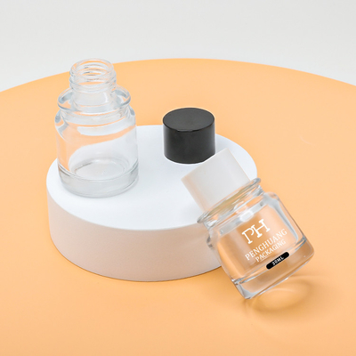 Skin Care Oil Packaging Glass Dropper Cap Bottle Mini Amber Color Customized